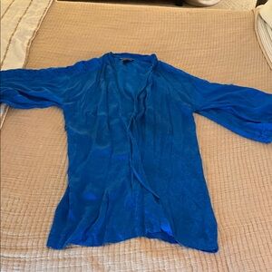 Vibrant Blue Sheer robe